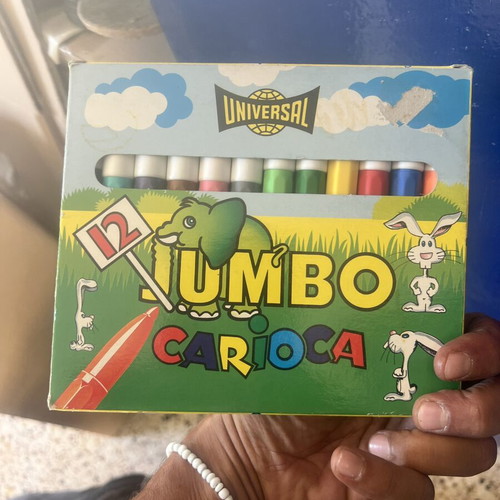 Vintage Carioca Jumbo markers, pack of 12