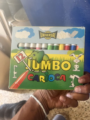 Vintage Carioca Jumbo markers, pack of 12