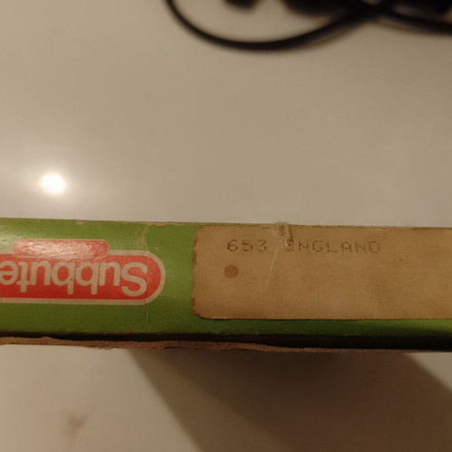 Subbuteo England team used, full eleven set