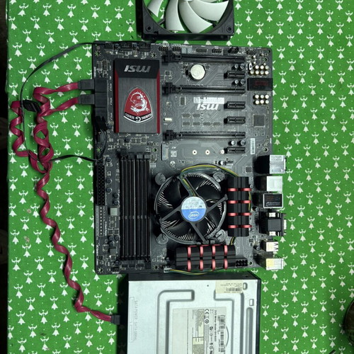 MSI Z97 Gaming 5 motherboard with Intel Pentium G3258 LGA1150 set