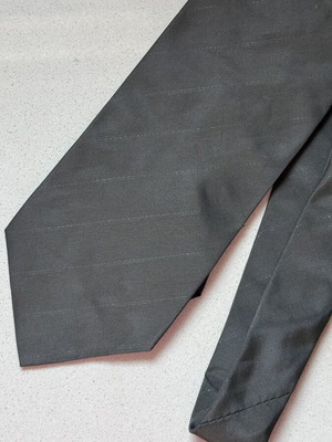 DKNY tie new, green with silver thread