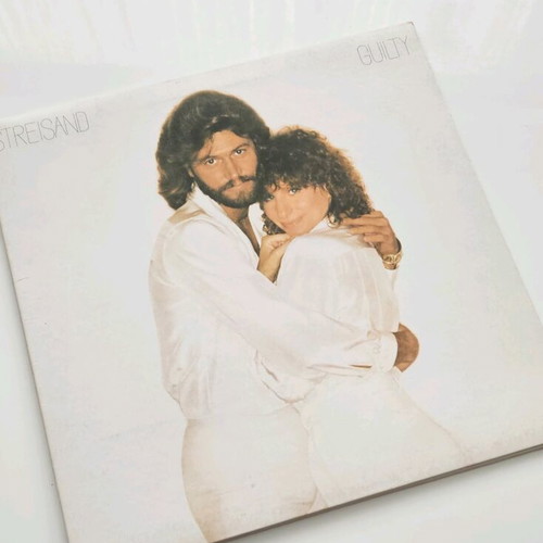 Barbra Streisand Guilty vinyl near mint, first pressing 1980