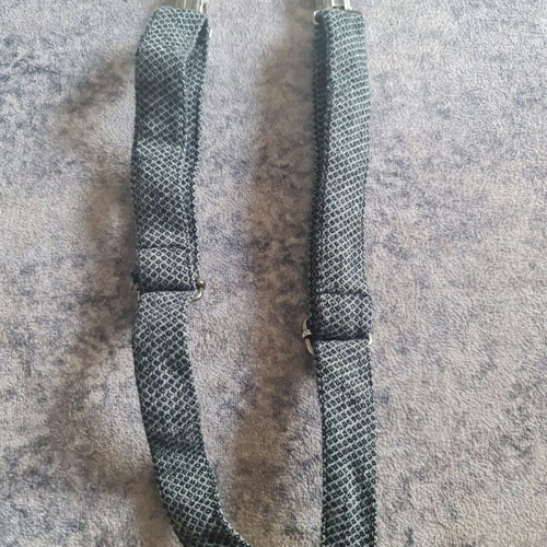 Baby suspenders gray like new