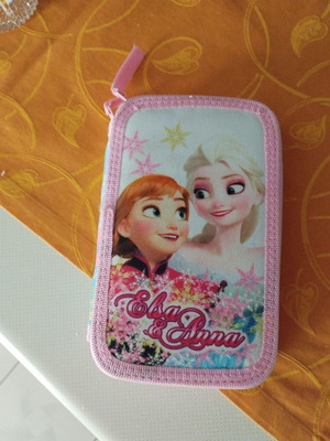 Elsa and Anna pencil case like new, Frozen