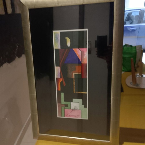 Office painting like new, modern with nice colors and shapes