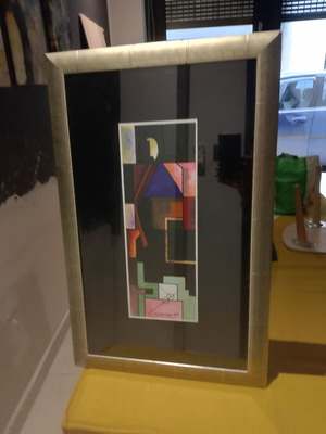 Office painting like new, modern with nice colors and shapes