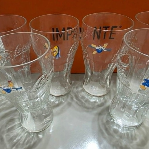 Coca Cola set of 6 collectible glasses Athens 2004 Olympics