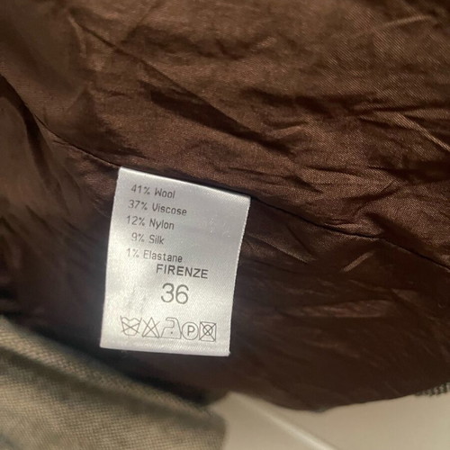 Rafaello Rossi women's brown jacket like new with wool and silk