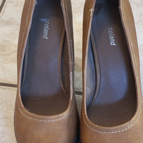 Graceland leather shoes, brown