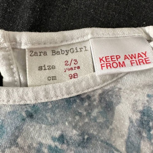 Zara BabyGirl long sleeve blouse used, 2–3 years, 98 cm