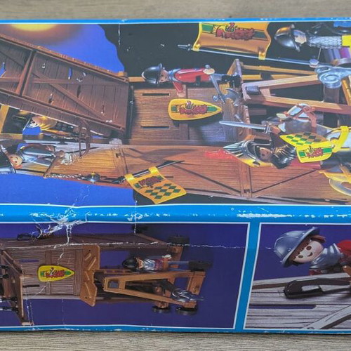 Playmobil Knights 3887 Siege Tower used with box