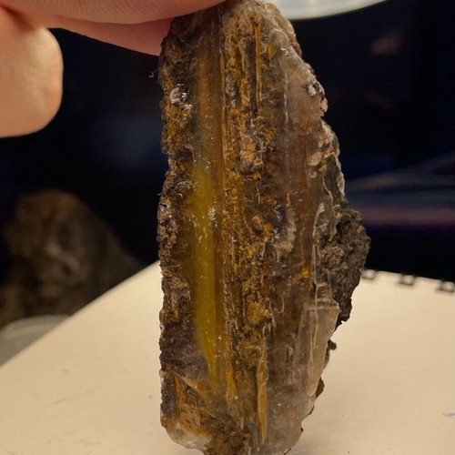 Selenite with hematite new, beautiful specimen