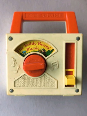 Fisher-Price μουσικό κουτί παιχνιδιού του 1979