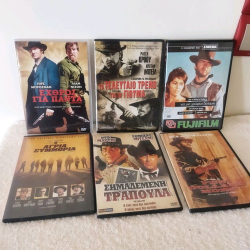 Classic Western DVD set of 6 movies like new with subtitles