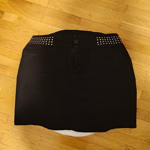 Mini black skirt Enzzo new, size M 38 10