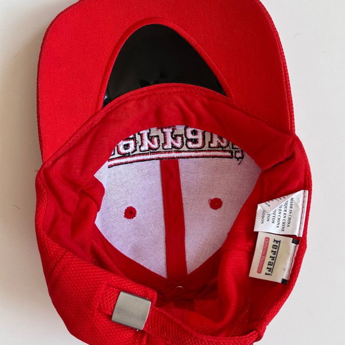 Ferrari gear red original cap like new with hologram sticker