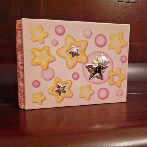 Princelino photo album for girl new with silver details