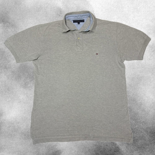 Tommy Hilfiger Polo Shirt gray size M like new
