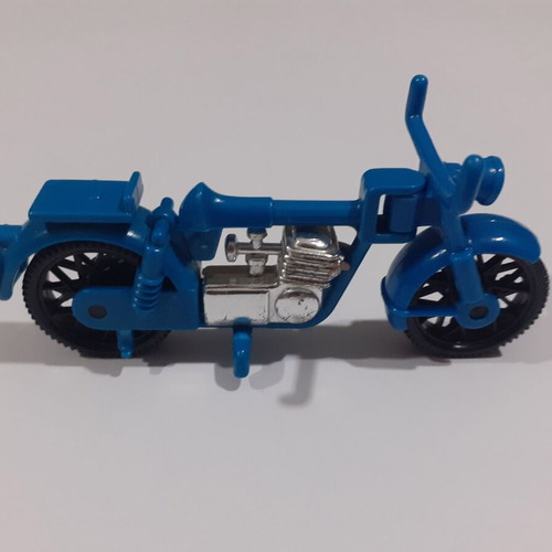 Playmobil vintage motorcycle, blue