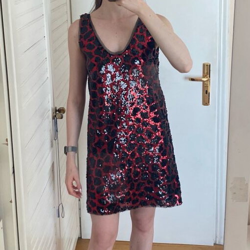 Zara sequin mini dress size S, like new