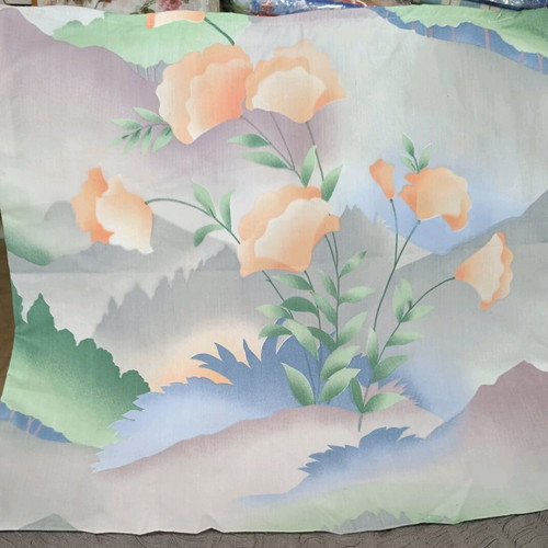 Figured pillowcase 50x50 cm new, double-sided American fabric