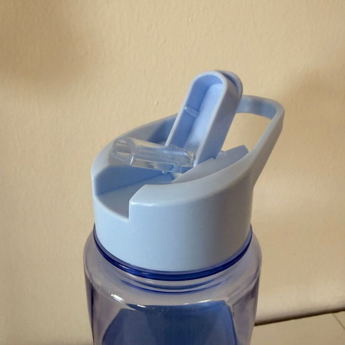 Reusable Plastic Water Bottle used