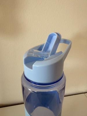 Reusable Plastic Water Bottle used