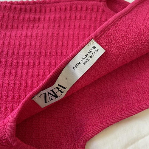 Zara fuchsia mini dress medium new, unworn