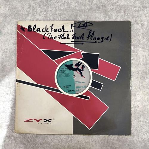 Back In Action Blackfoot The Flat Foot Floogie 12'' vinyl used, 1992 Germany