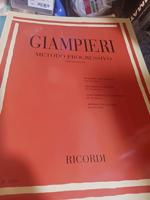 Giampieri Metodo progressivo for saxophone new