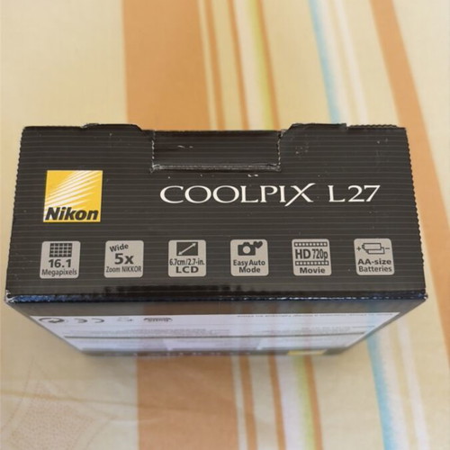 Nikon Coolpix L27 16.1MP Camera with 5x Zoom new