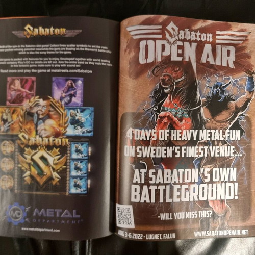 Sabaton Camouflage Official Magazine No.1 used
