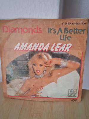 Amanda Lear Diamonds 45 rpm single like new