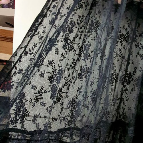 Lynne lace long dress new, black, size M