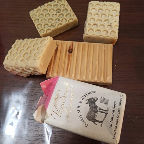 Natural herbal soaps unused with bases