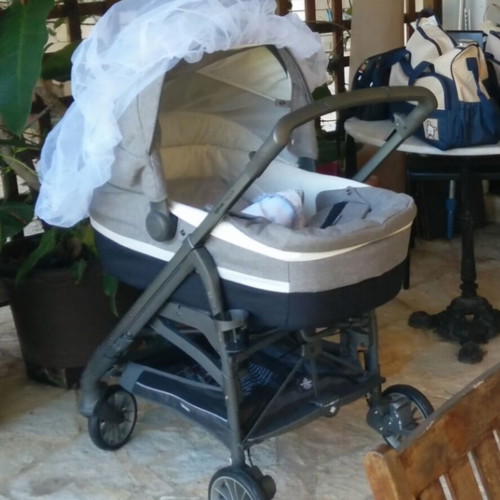 Inglesina Trilogy 3-in-1 stroller set like new