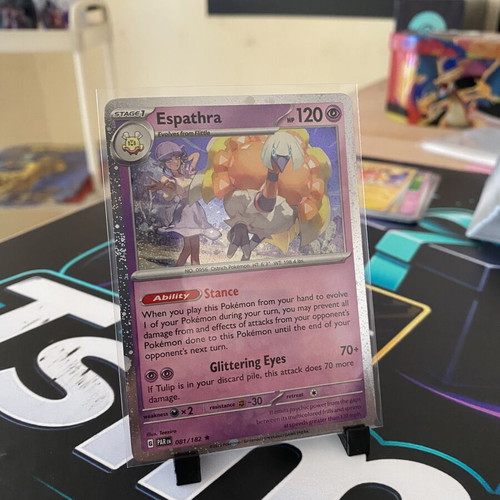 Espathra Pokemon Card like new 81/182
