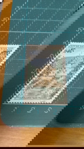 Γαλλία Γραμματόσημα 1969 national congrèss of philatelic societies - Châlons-sur-Marne