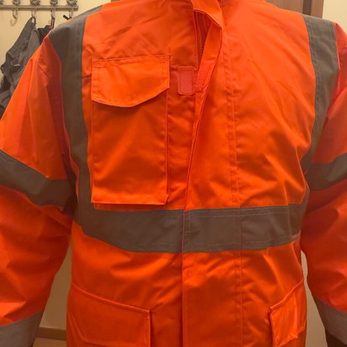 Work jacket new with windproof lining and waterproof zippers