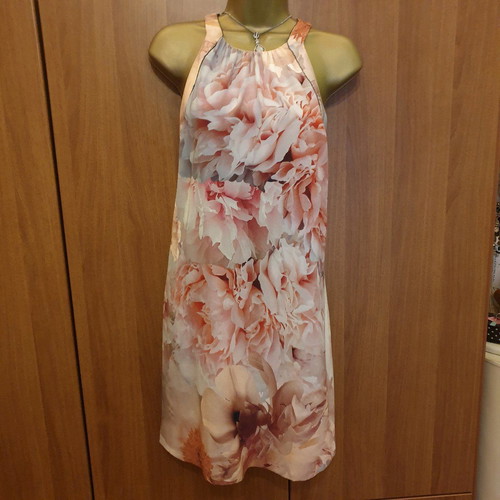 Mango dress used, pink, size S