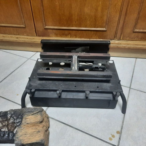 Insert gas or propane burner for fireplace like new