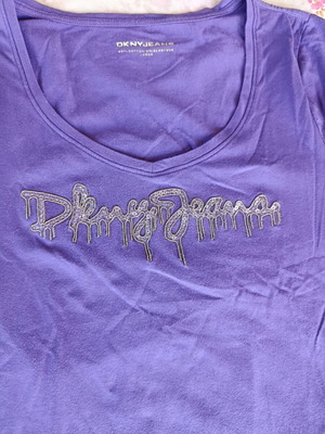 DKNY purple blouse like new, size L