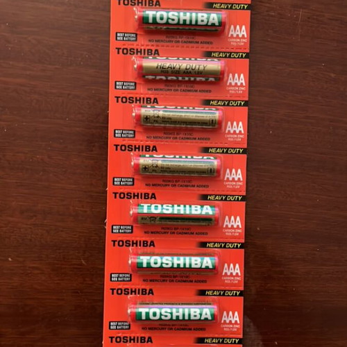 Toshiba AAA batteries 10-pack new