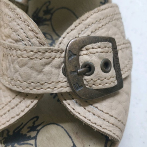 Fly London platforms like new, size 39, beige