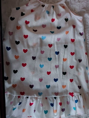 Girls' dress for 4-year-old like new, white
