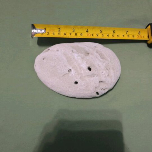 Decorative flat stone new, ready for painting, 1 piece