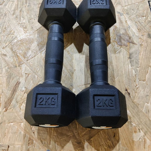 Dumbbells with rack, like new fitness equipment