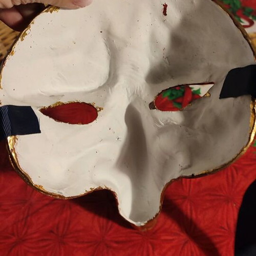 Paper Mache Venetian Mask Handmade Like New