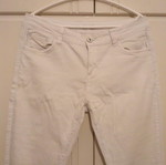 Elastic pants used, white with pockets, size L