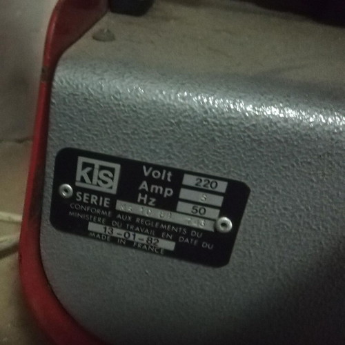 KIS SERIE MIC5 Semi-Automatic Hot Stamping Press like new